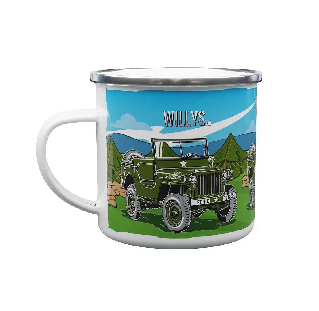 Tazza di alluminio Willys MB 330 ml