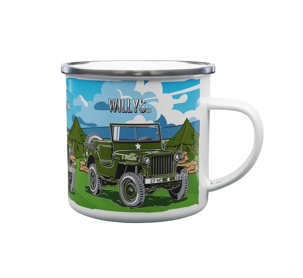 Tazza di alluminio Willys MB 330 ml