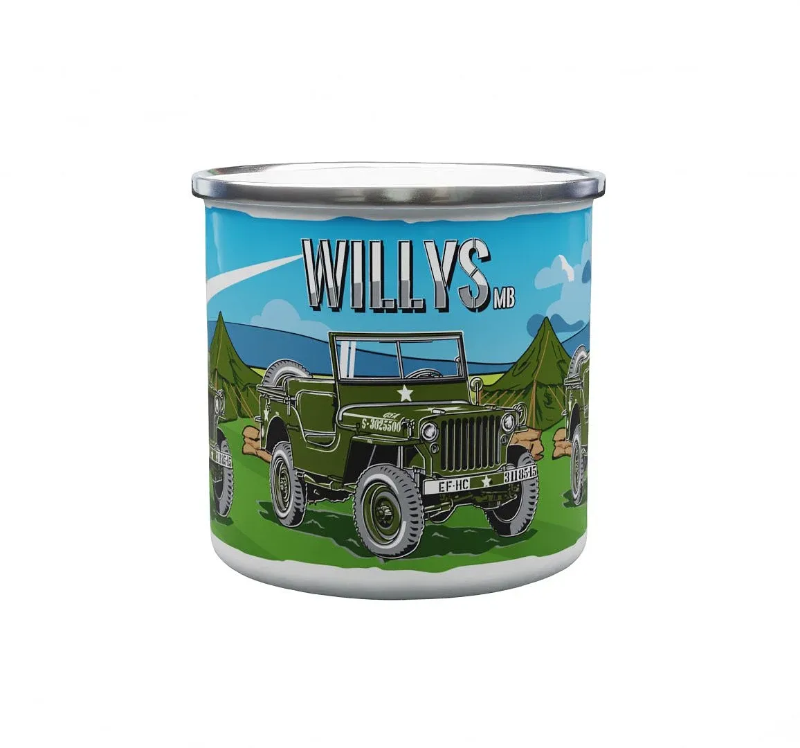 Tazza di alluminio Willys MB 330 ml