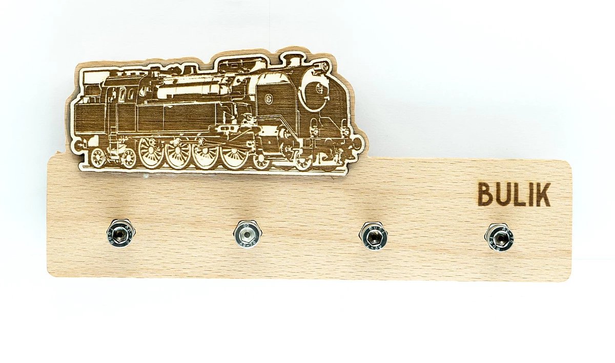 Appendichiavi in legno la Locomotiva 464