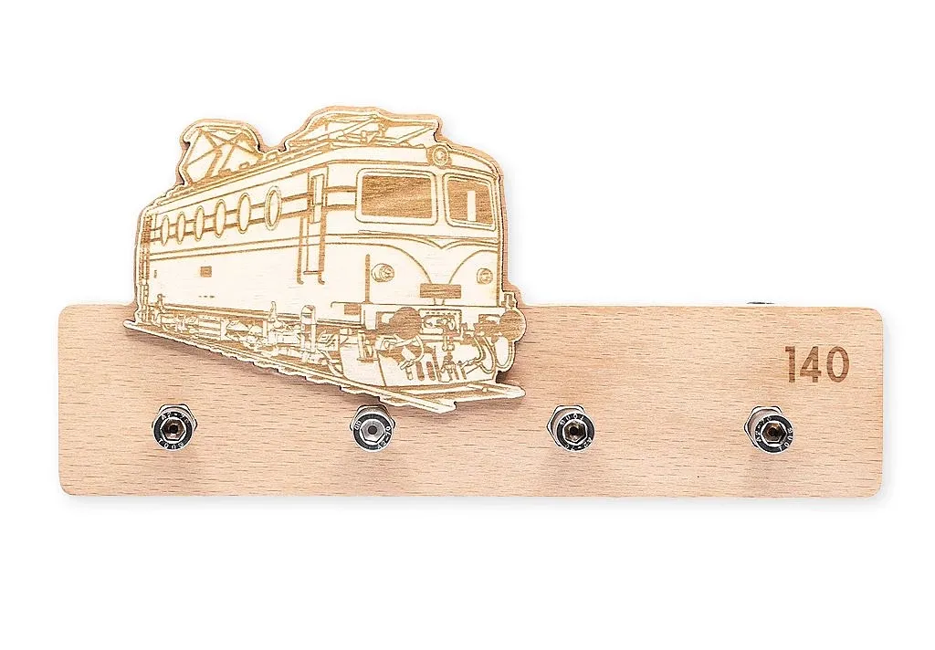 Appendichiavi in legno la Locomotiva 140