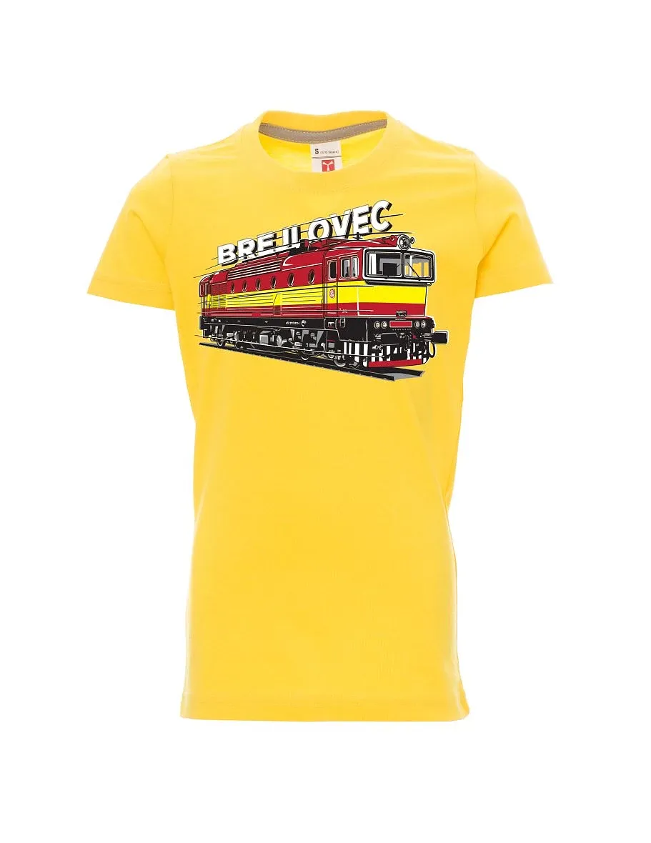 Maglia da bambino gialla Locomotiva 753