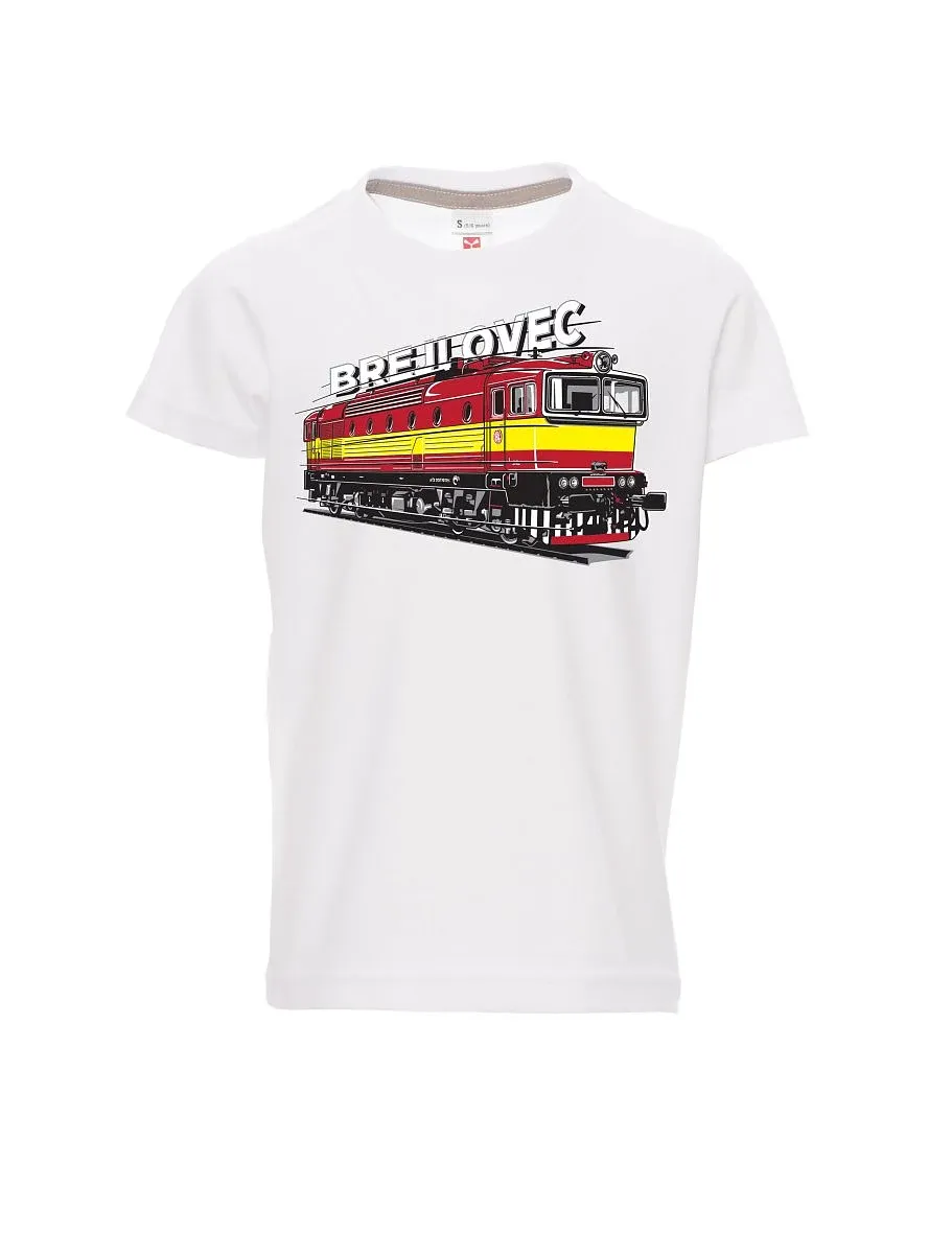 Maglia da bambino bianca Locomotiva 753