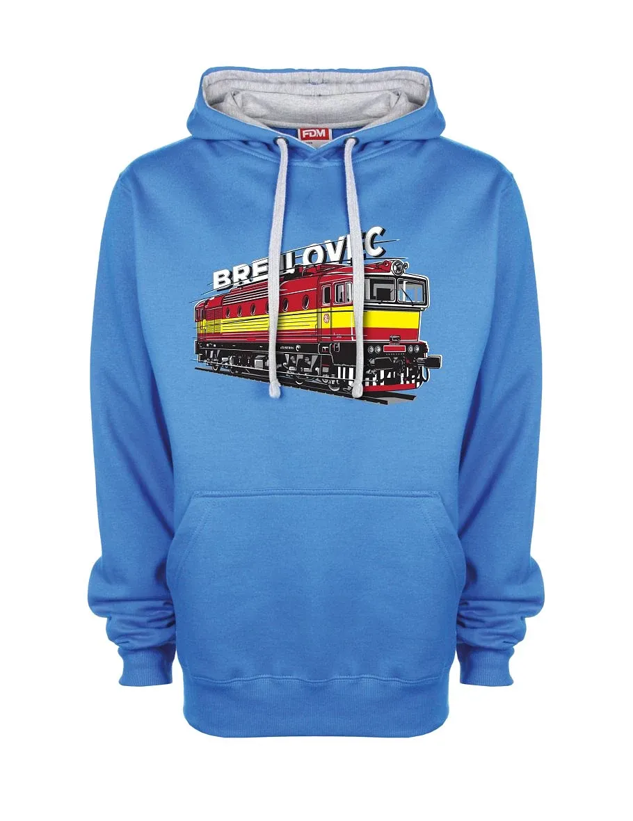 Felpa grigio-blu Locomotiva 753