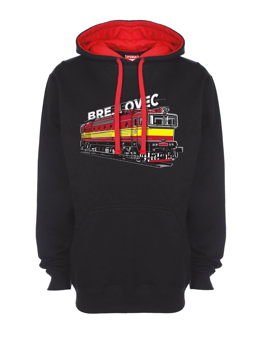 Felpa rosso-nera Locomotiva 753