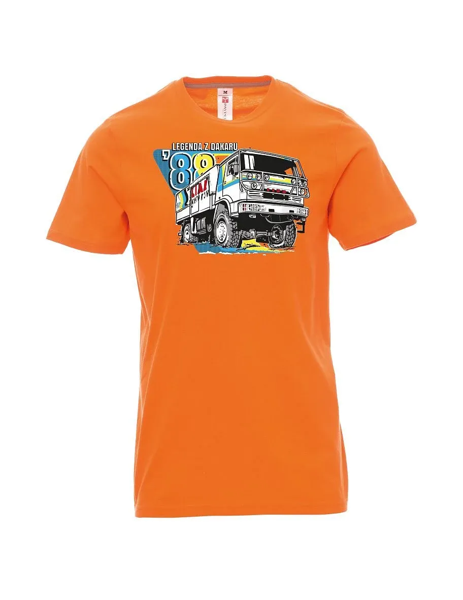 Maglia da uomo arancione TurboTwin da dakar 1988