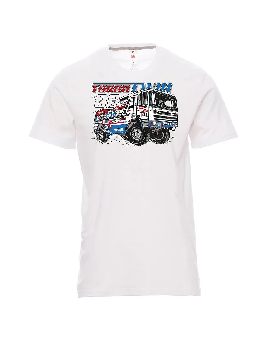 Maglia da uomo bianca TurboTwin da dakar 1988