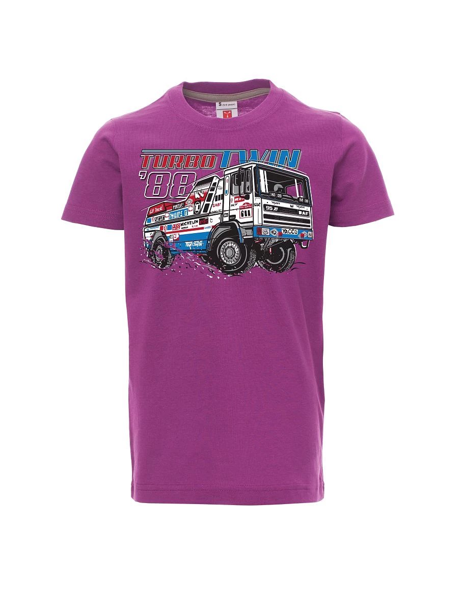 Maglia da bambino viola TurboTwin da Dakar 1988
