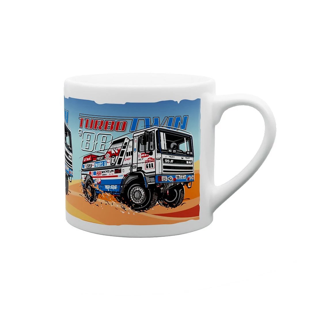 Tazza di ceramica TurboTwin da Dakar 1988 170 ml
