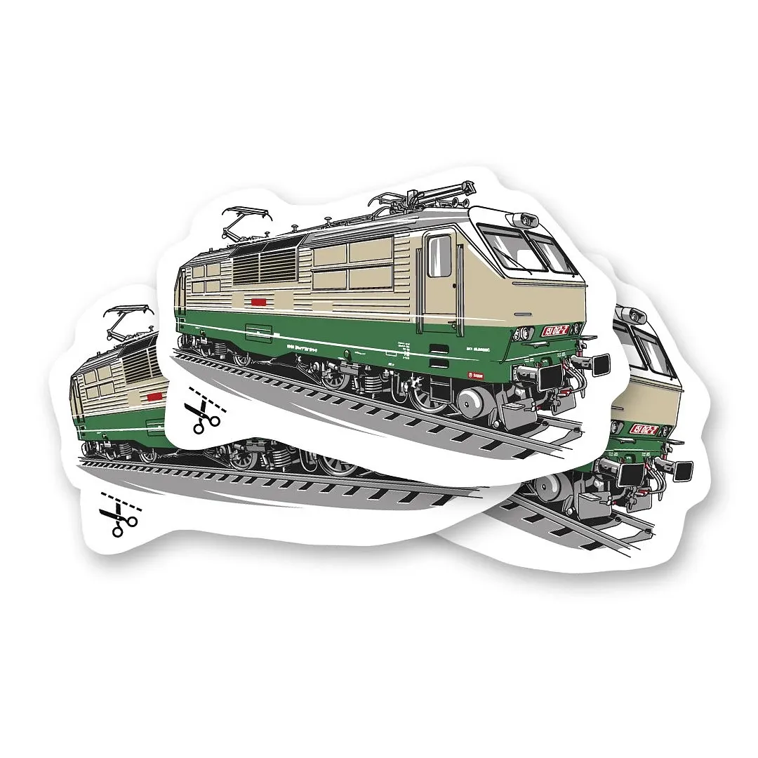 Tatuaggio temporaneo con i veterani Locomotiva elettrica 151 "banana"