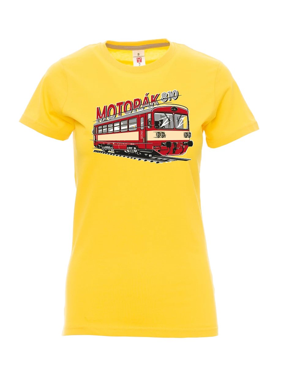 Maglia da donna gialla Treno motore 810