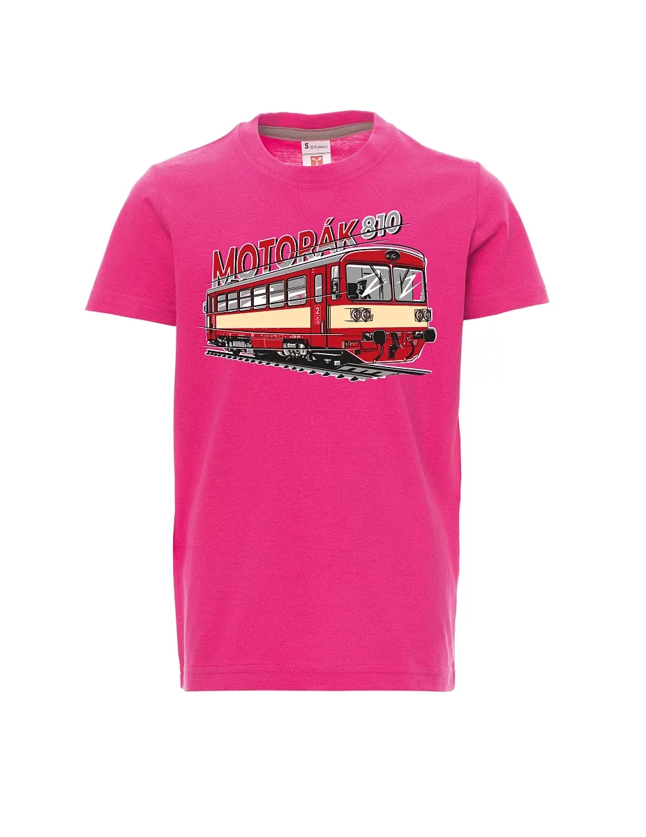Maglia da bambino rosa Treno motore 810
