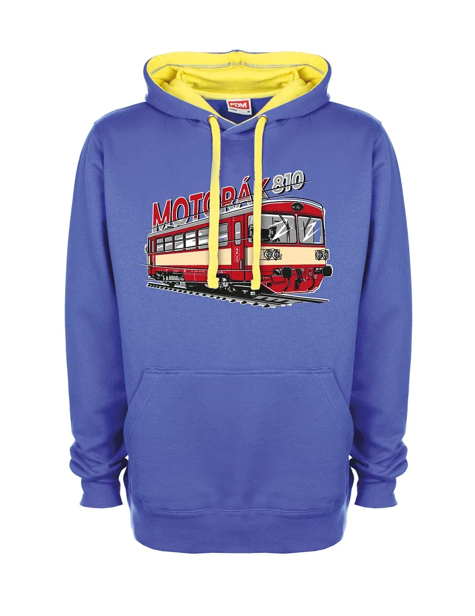 Felpa giallo-blu Treno motore 810