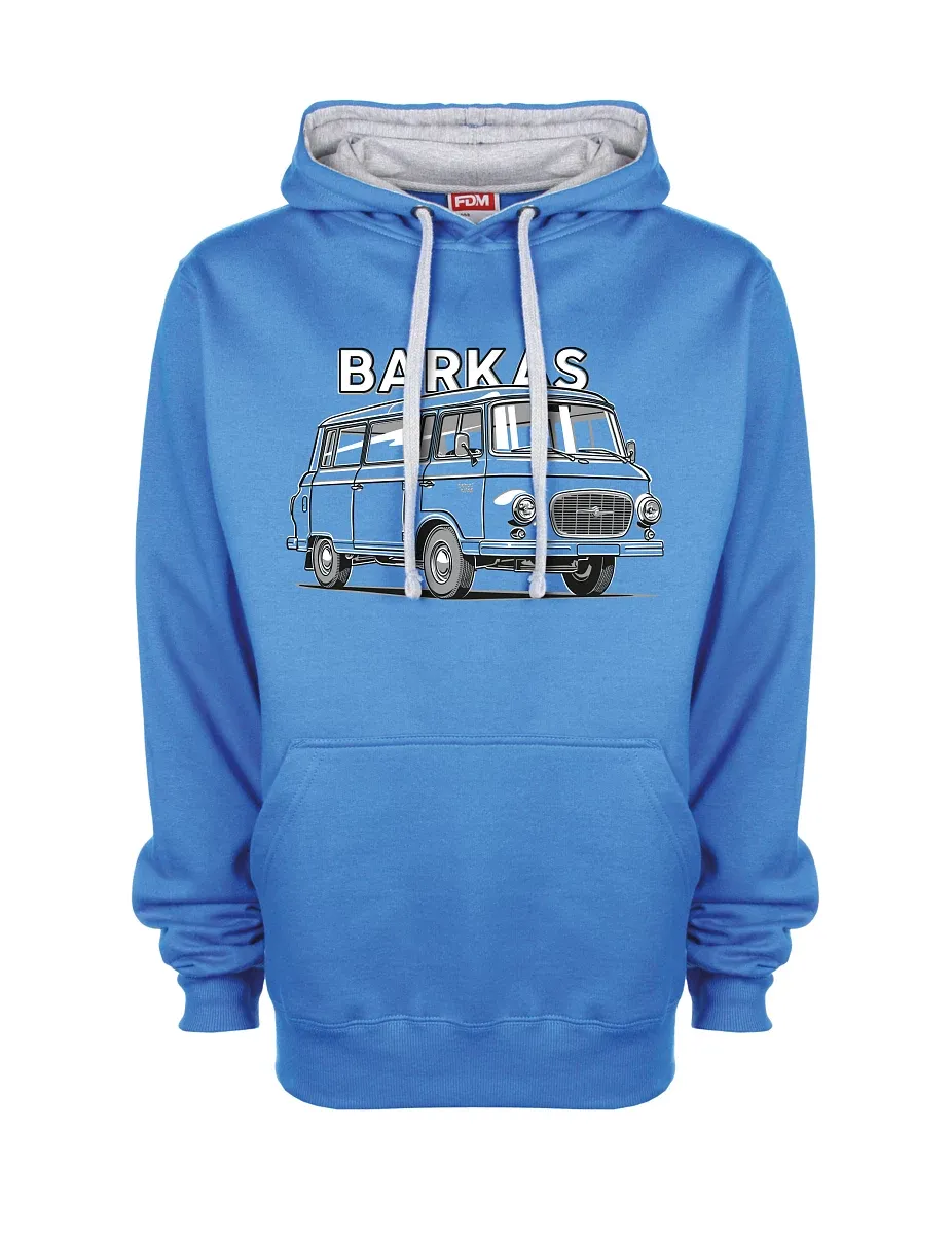 Felpa grigio-blu Barkas B1000