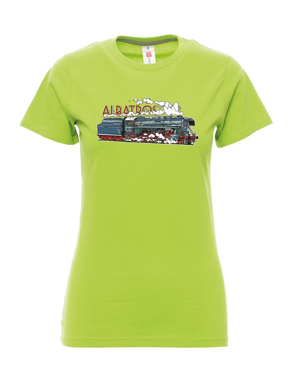 Maglia da donna colore lime Locomotiva Albatros