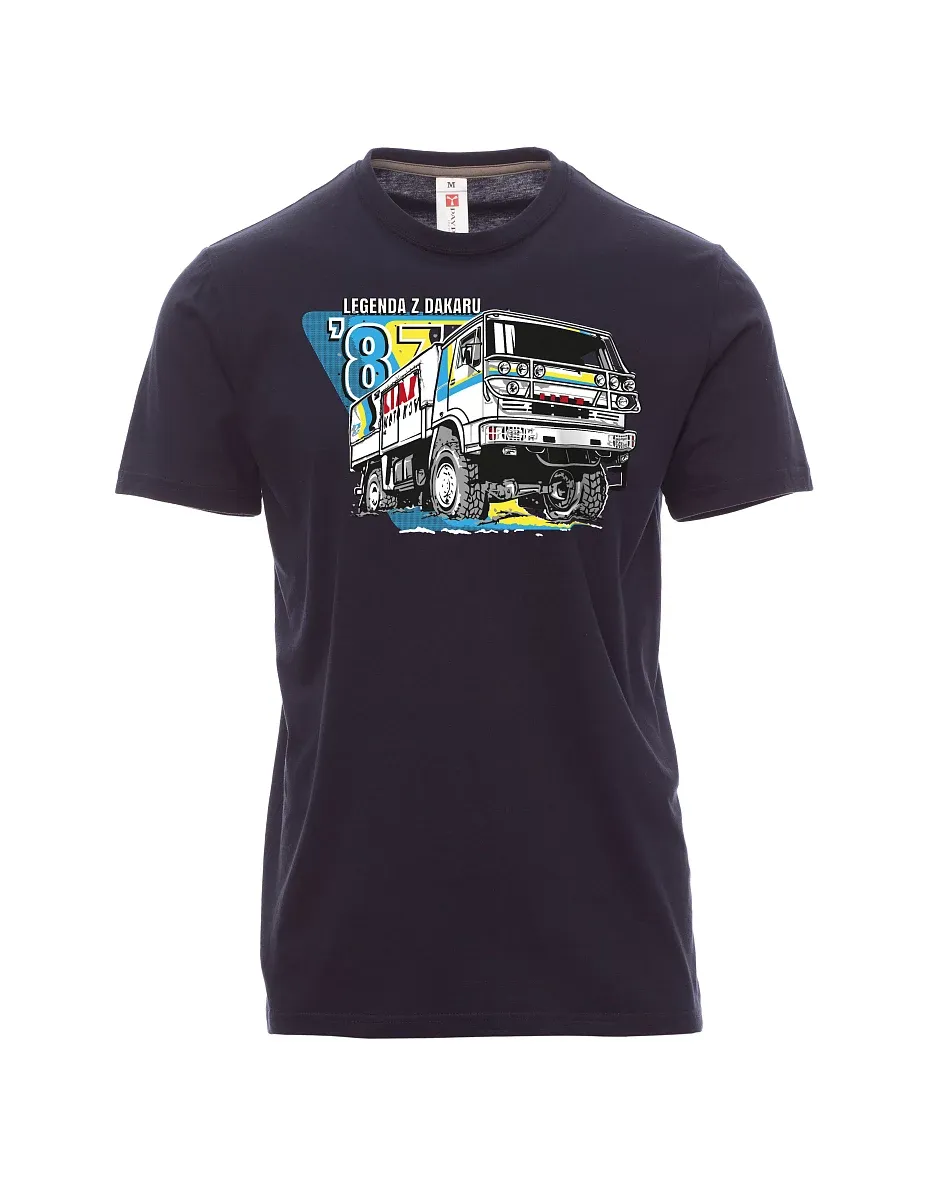 Maglia da uomo nera Liaz da dakar 1987