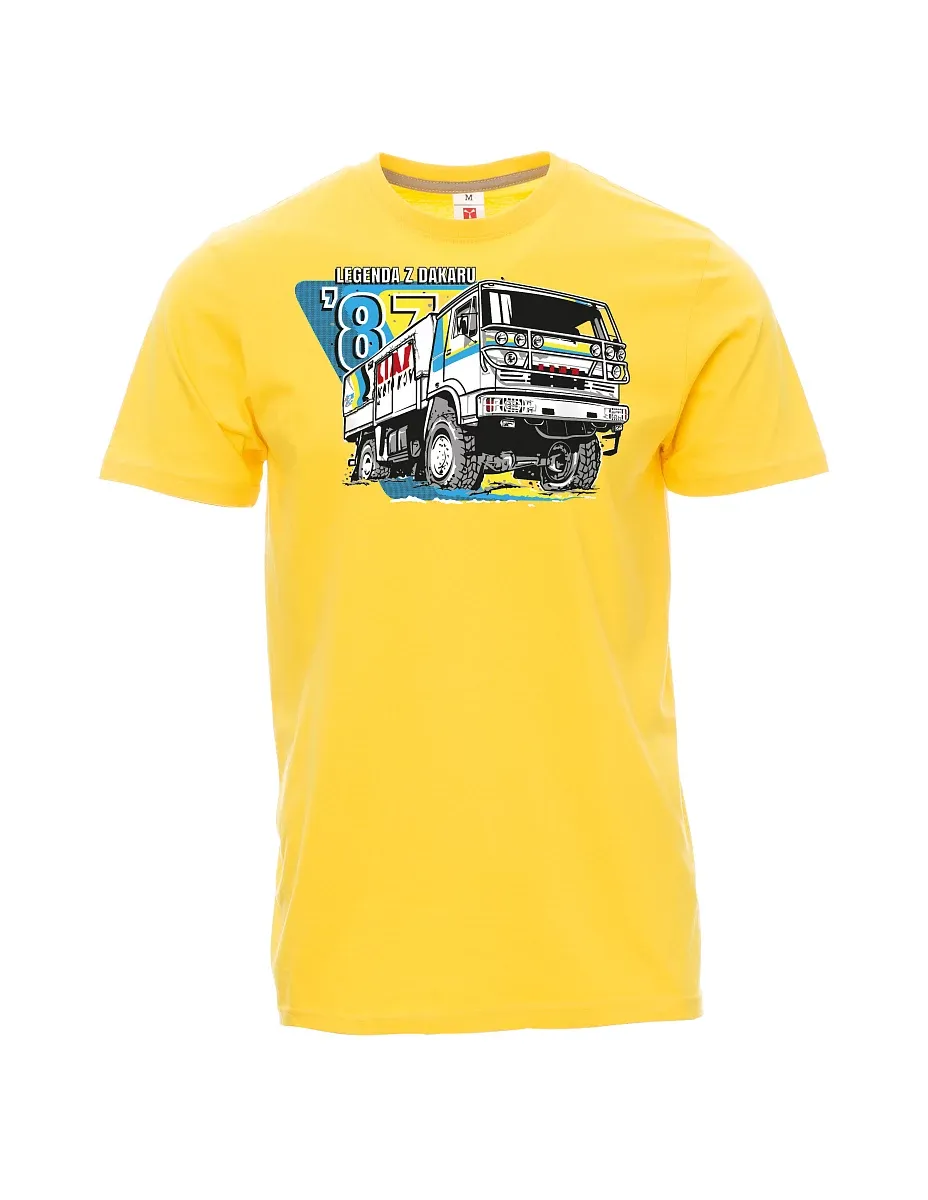 Maglia da uomo gialla Liaz da dakar 1987