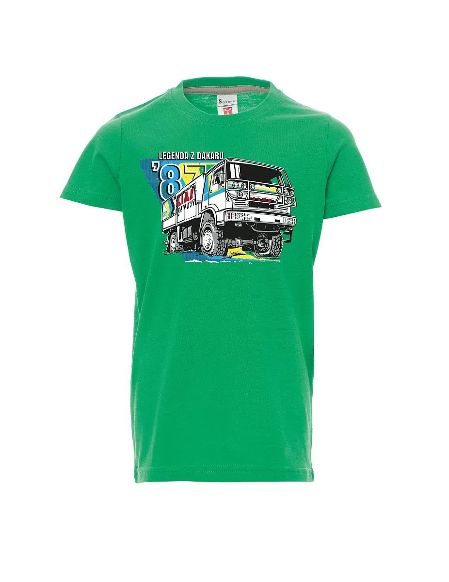 Maglia da bambino verde Liaz da Dakar 1987