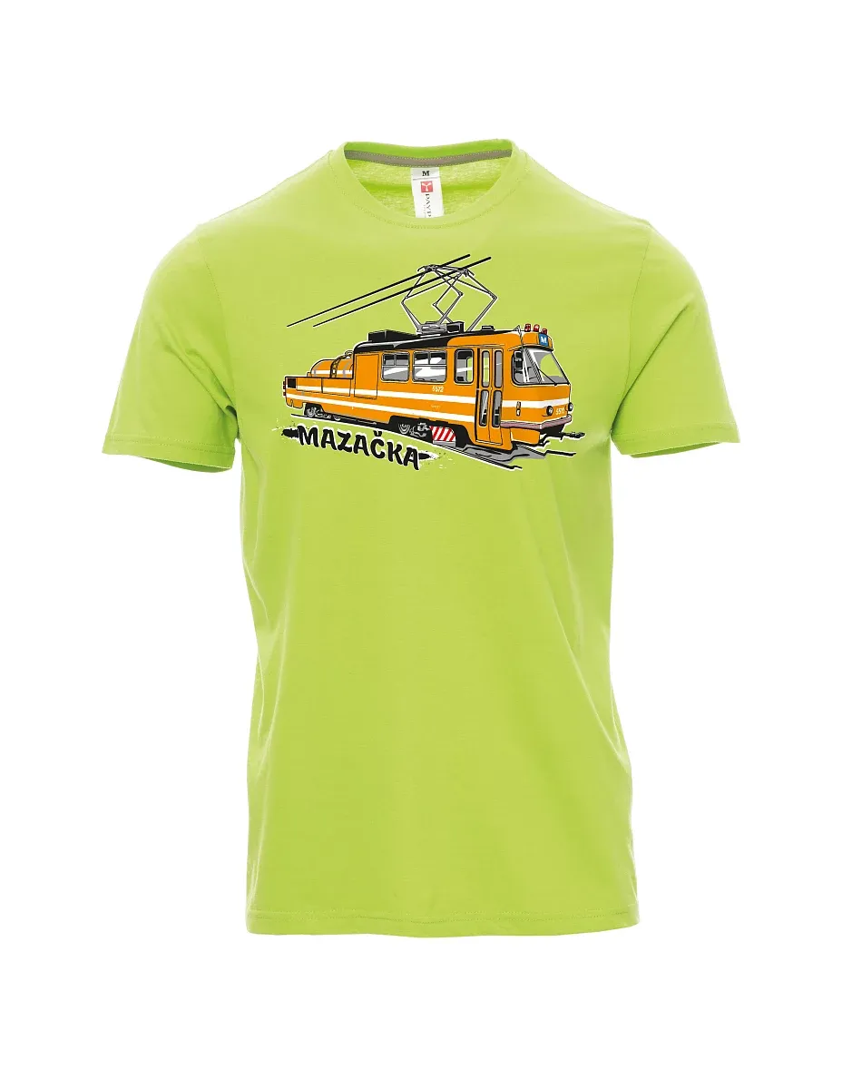Maglia da uomo verde chiaro Tram di oliatura