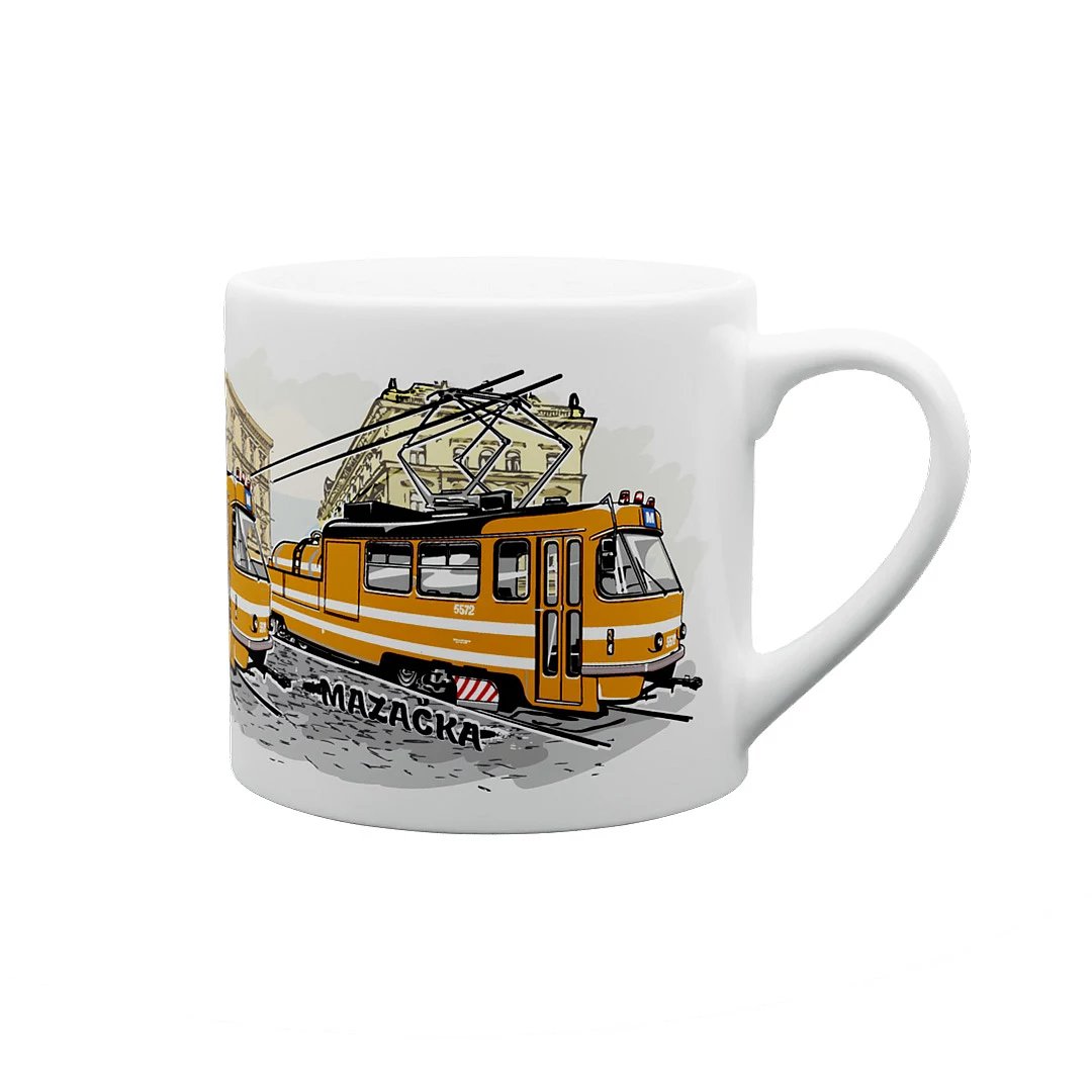 Tazza di ceramica Tram di oliatura 170 ml
