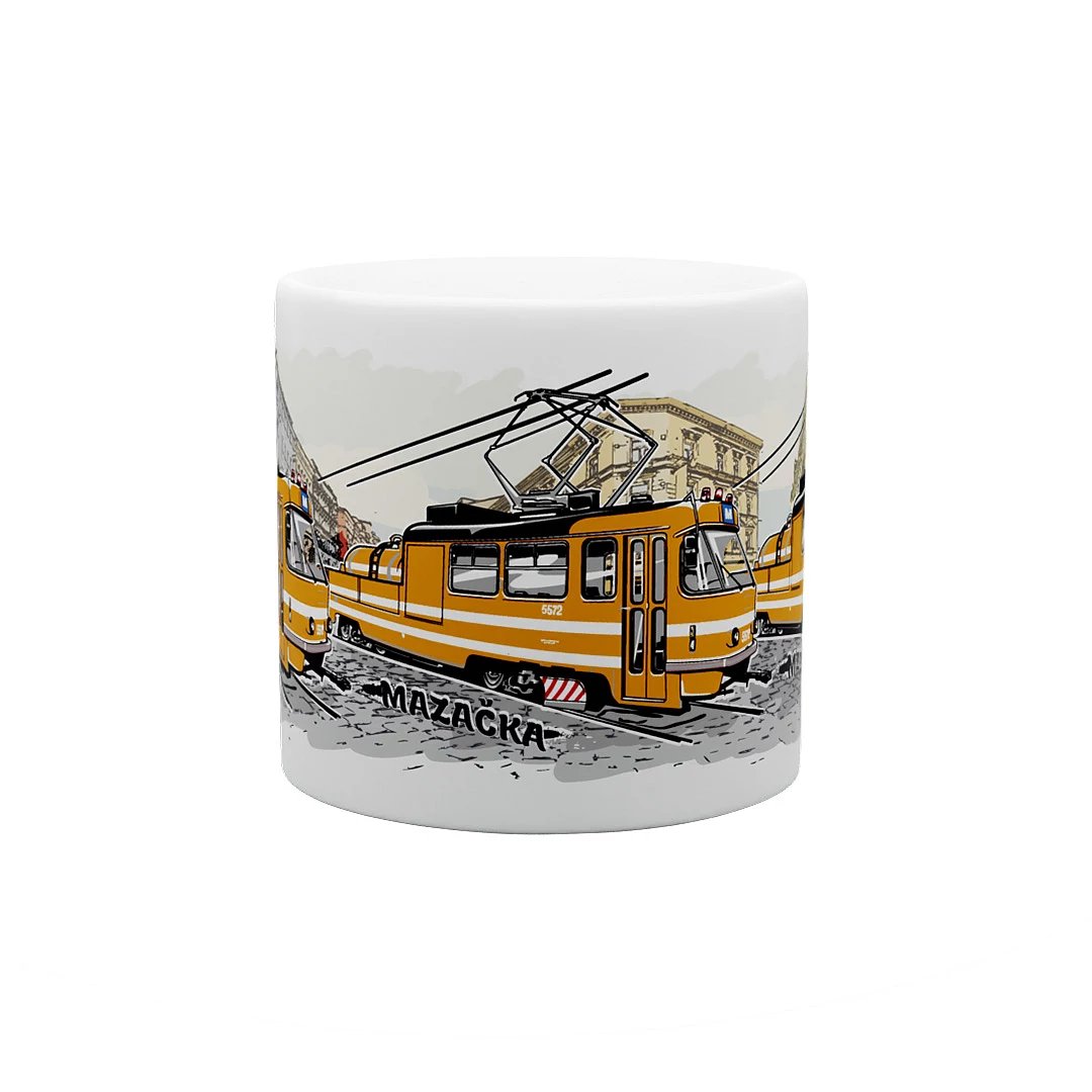 Tazza di ceramica Tram di oliatura 170 ml