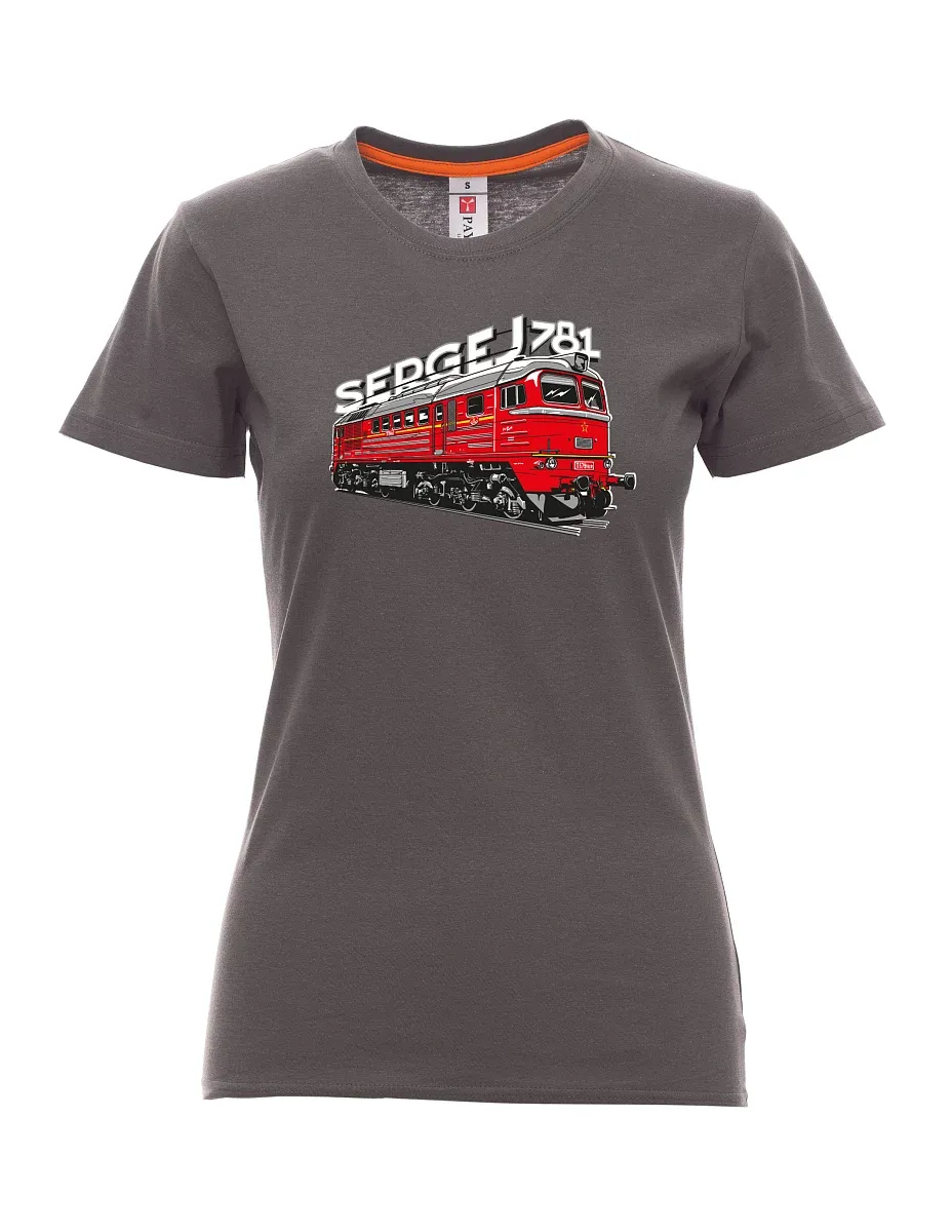 Maglia da donna colore del fumo Locomotiva 781 "Sergej" (M62)