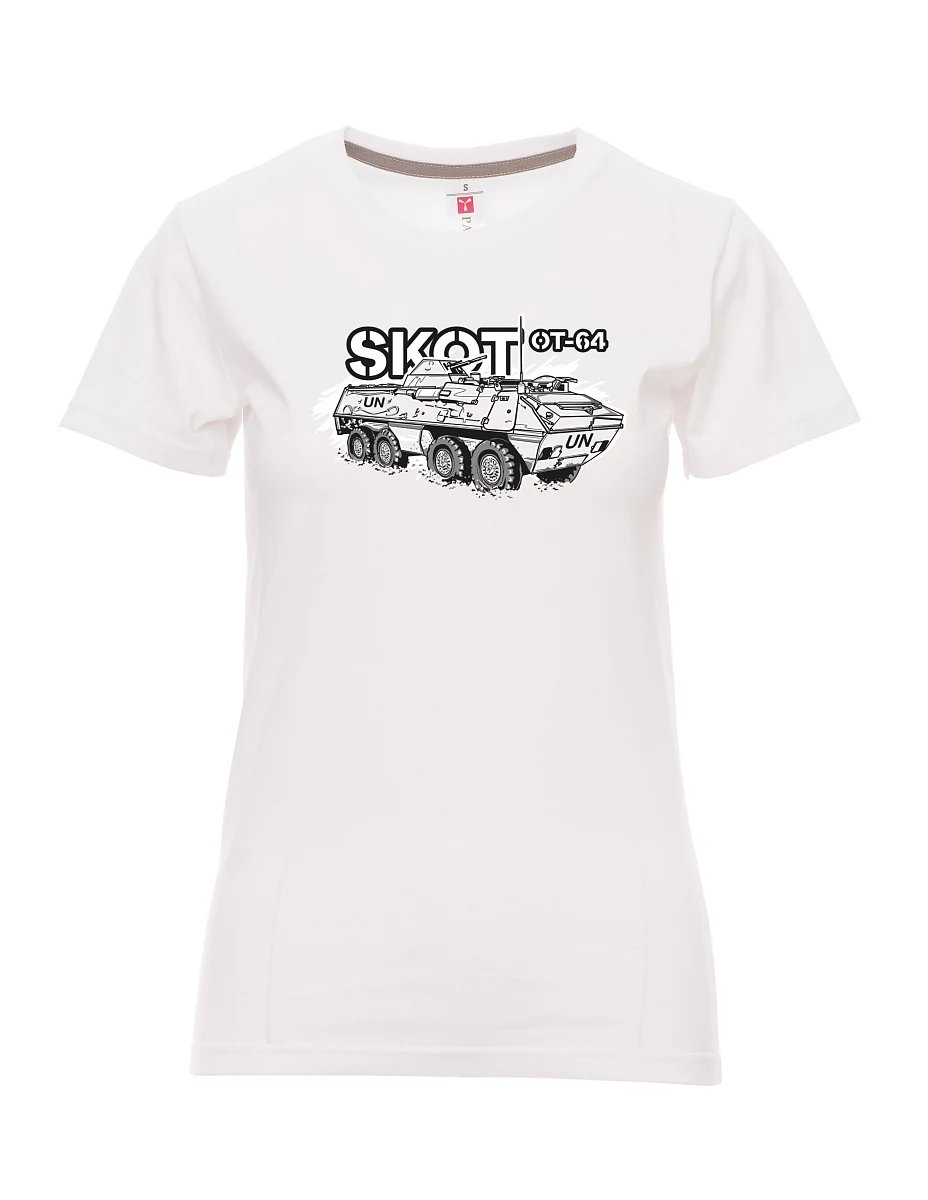 Maglia da donna bianca OT-64 "SKOT" - UNPROFOR