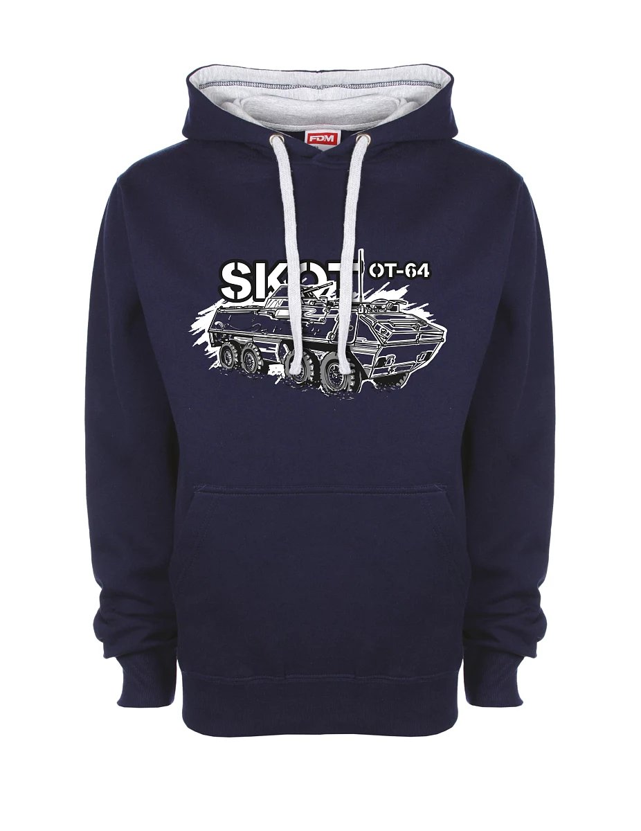 Felpa grigio-blu marino OT-64 "SKOT"