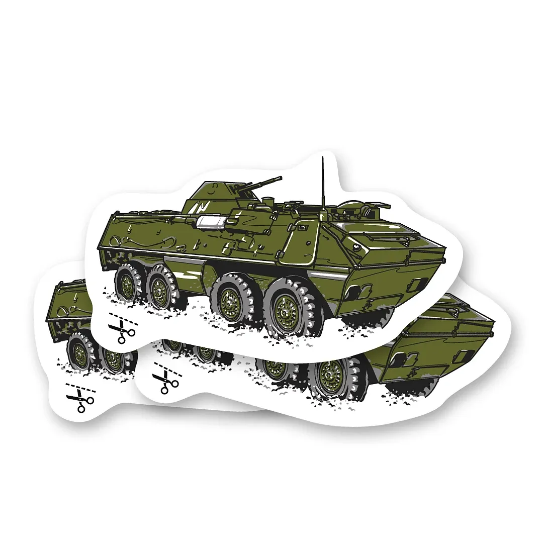 Tatuaggio temporaneo con i veterani OT-64 "SKOT"
