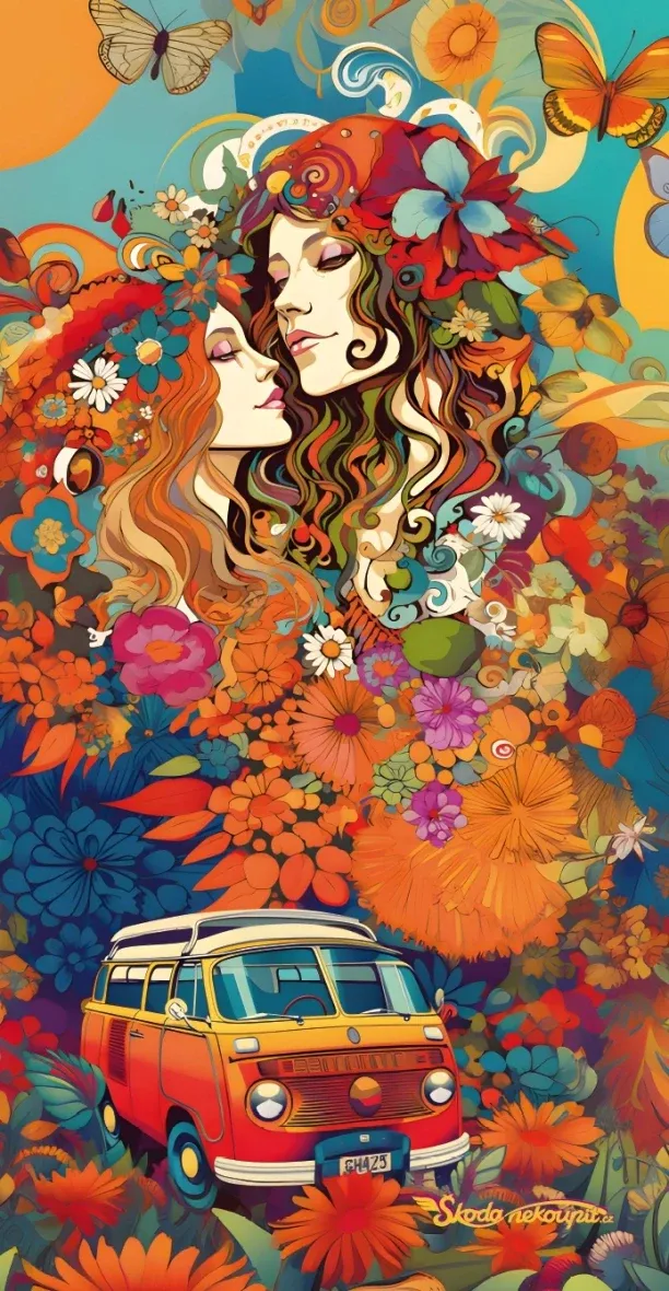 Asciugamano da bagno Hippie