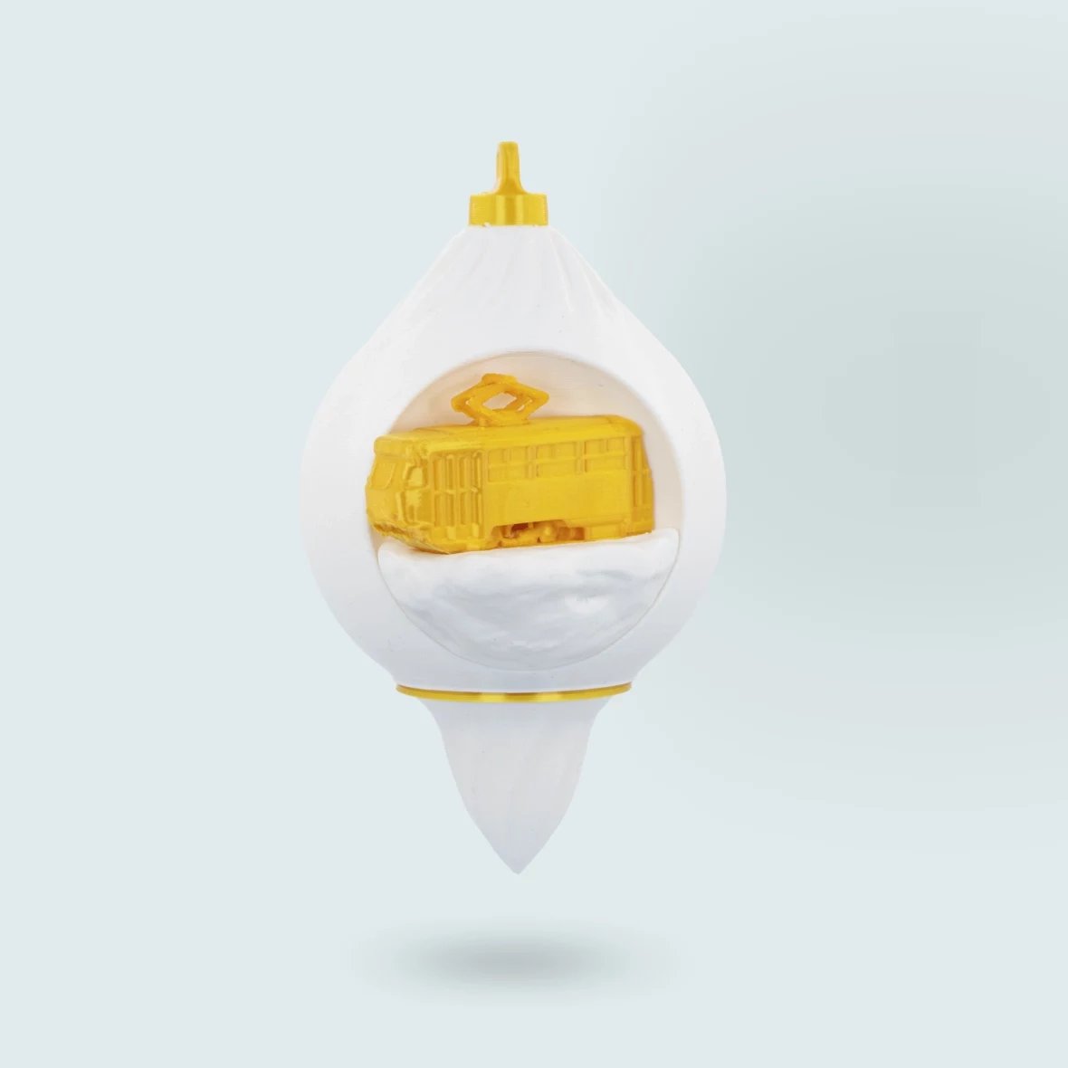 Decorazione di Natale tram T3