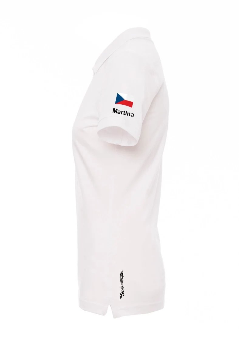 Polo bianca da Da donna Viviamo a Dakar