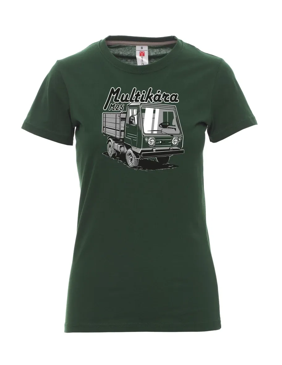 Maglia da donna verde scuro M25