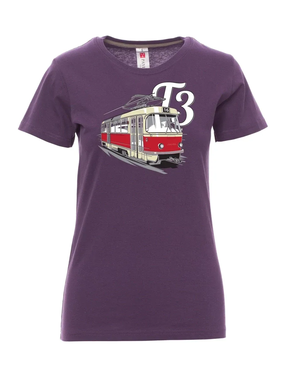 Maglia da donna viola Tram T3