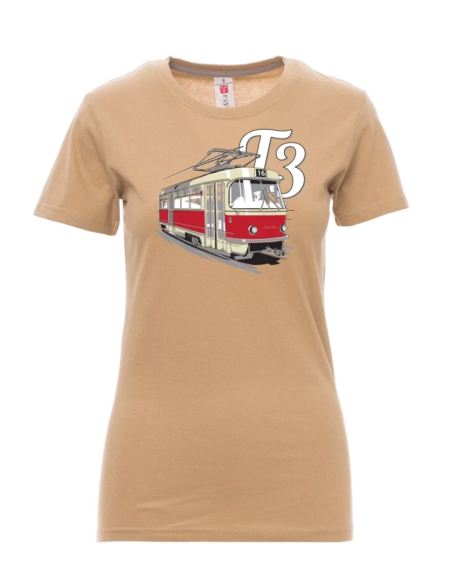 Maglia da donna marrone Tram T3