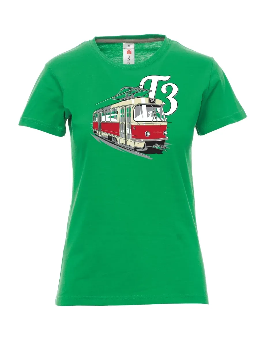 Maglia da donna verde Tram T3