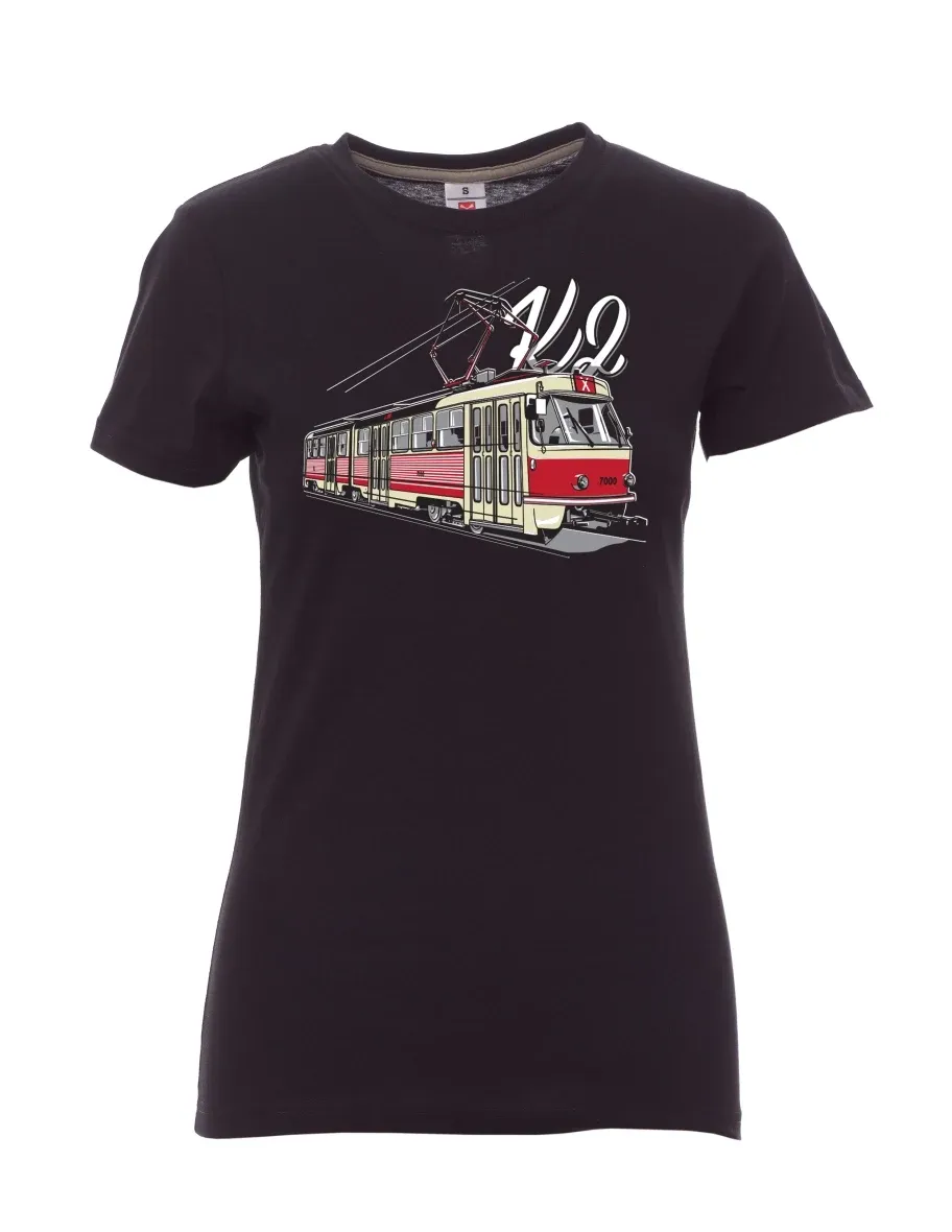 Maglia da donna nera Tram K2