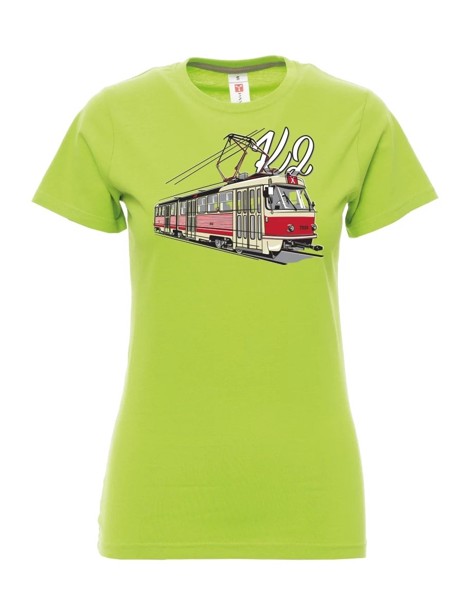 Maglia da donna colore lime Tram K2
