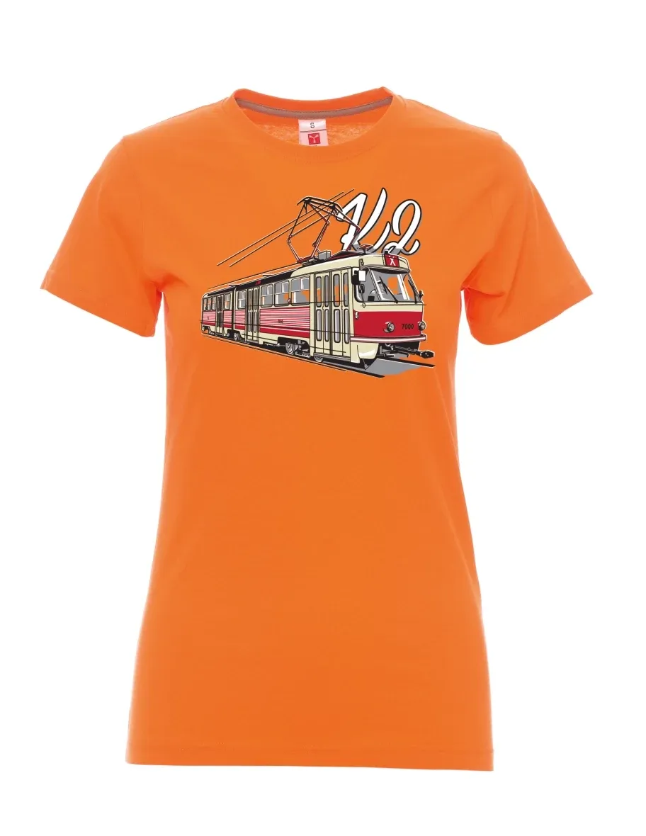 Maglia da donna arancione Tram K2