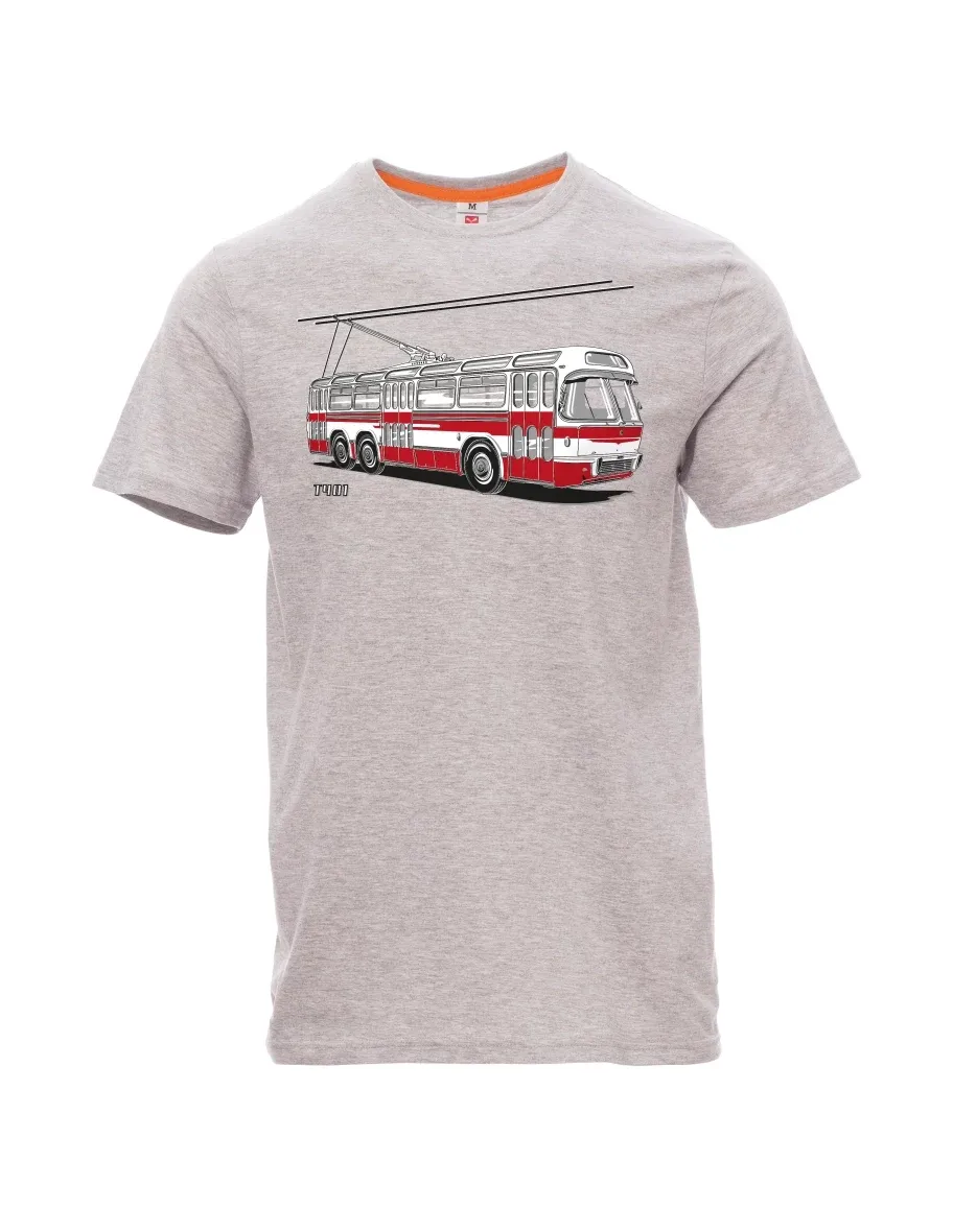 Maglia da uomo grigio melange Carrello  T401