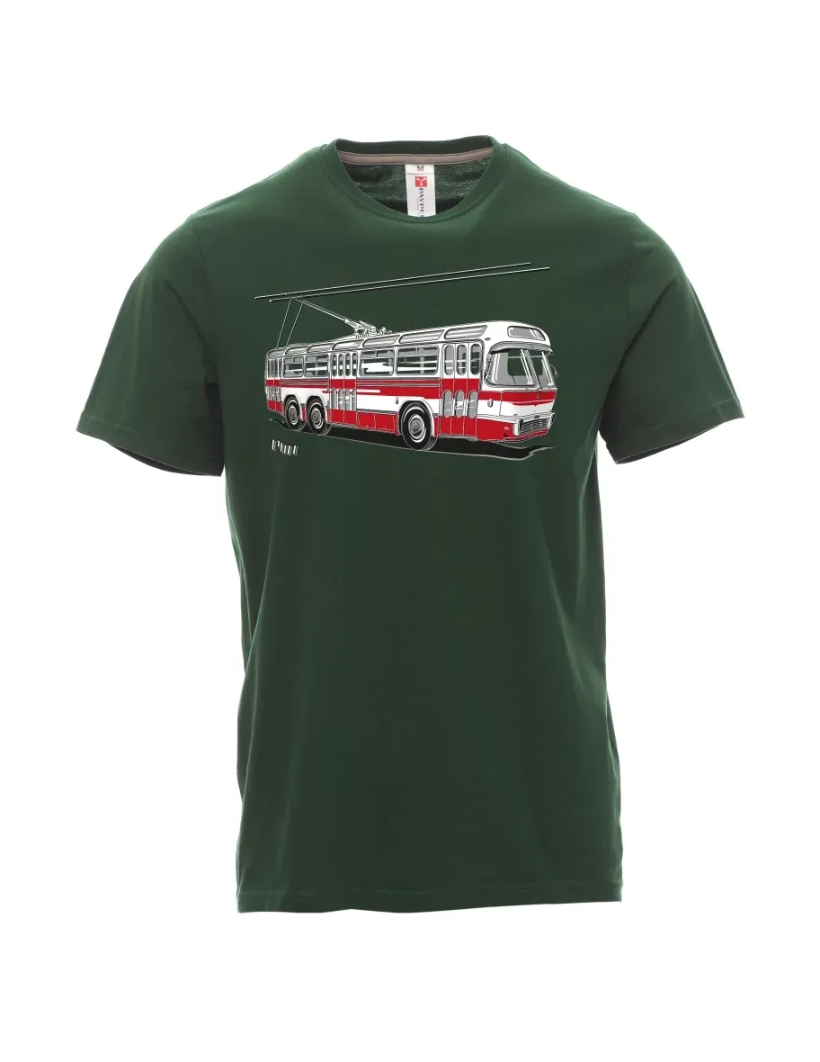 Maglia da uomo verde scuro Carrello  T401