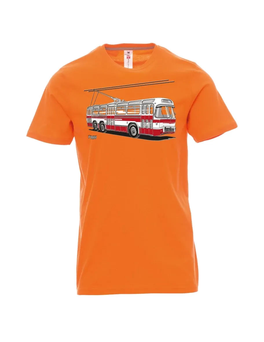 Maglia da uomo arancione Carrello  T401