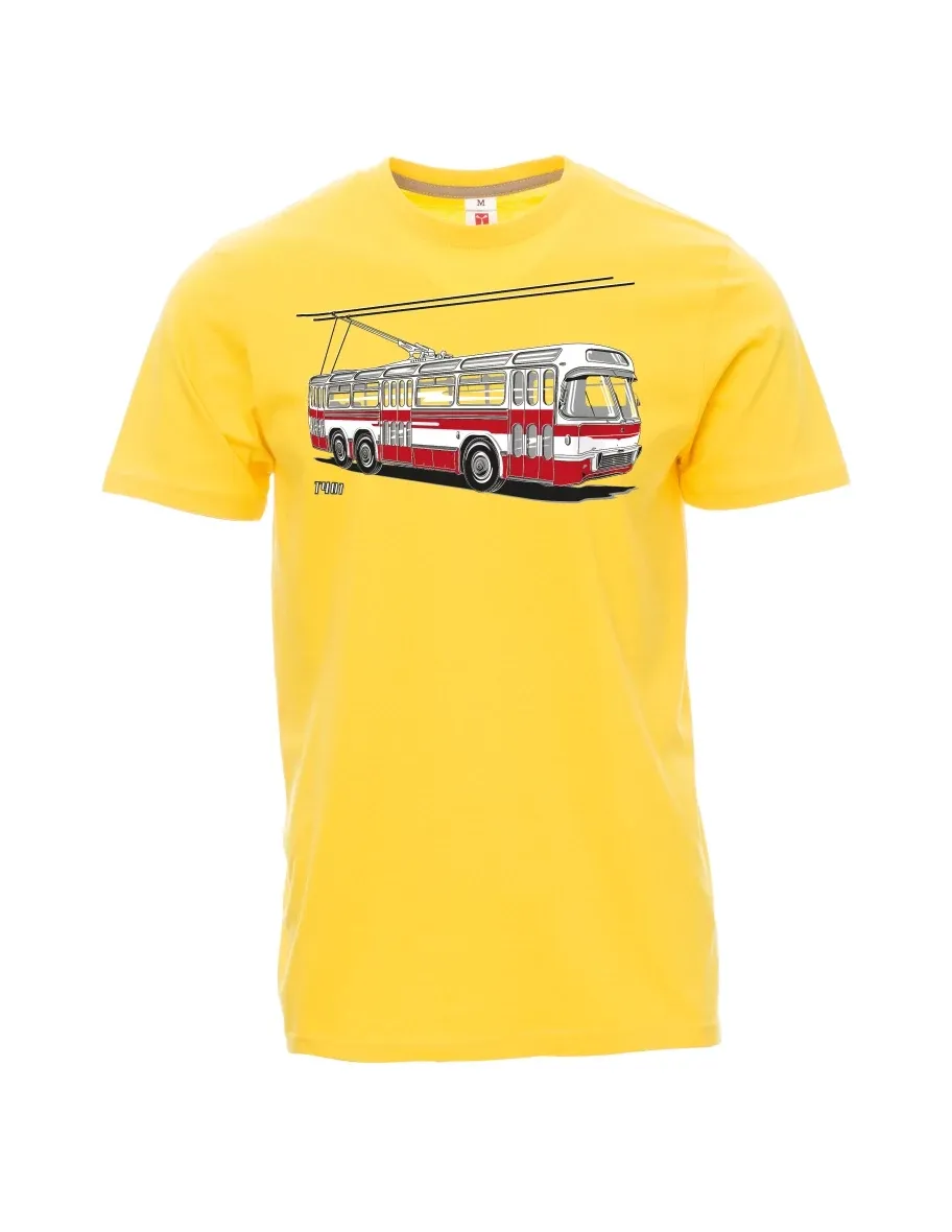 Maglia da uomo gialla Carrello  T401
