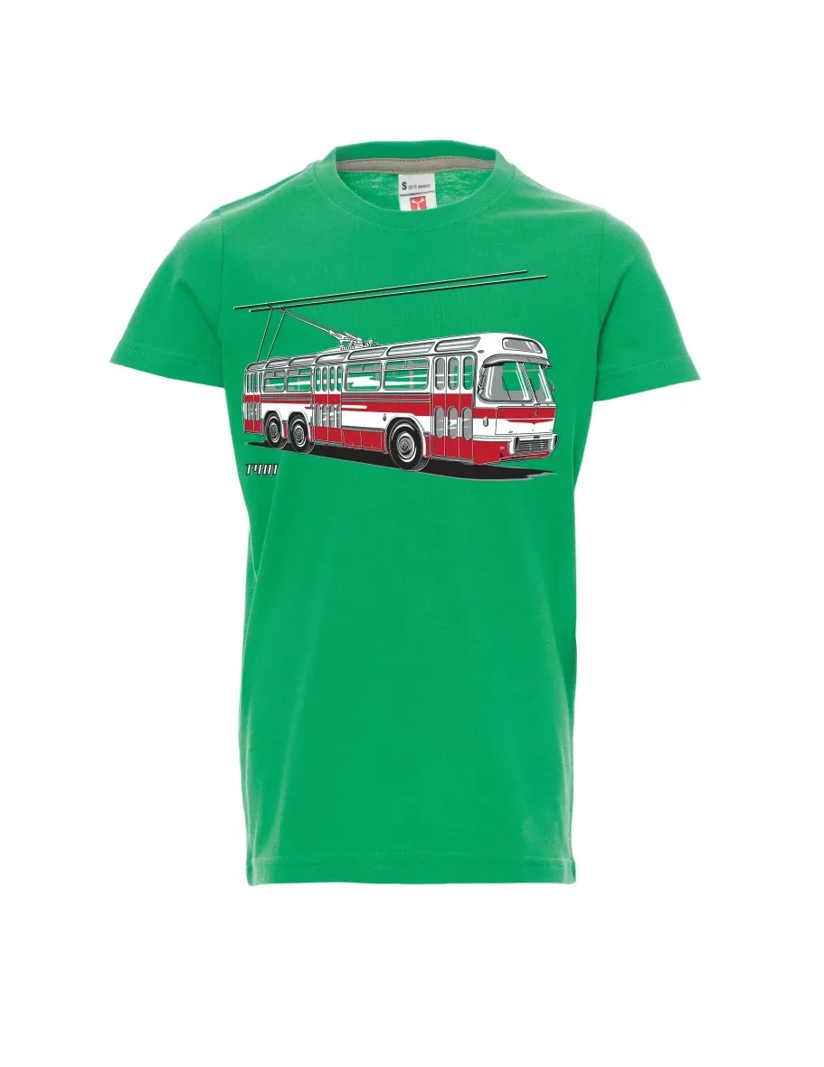 Maglia da bambino verde Carrello  T401