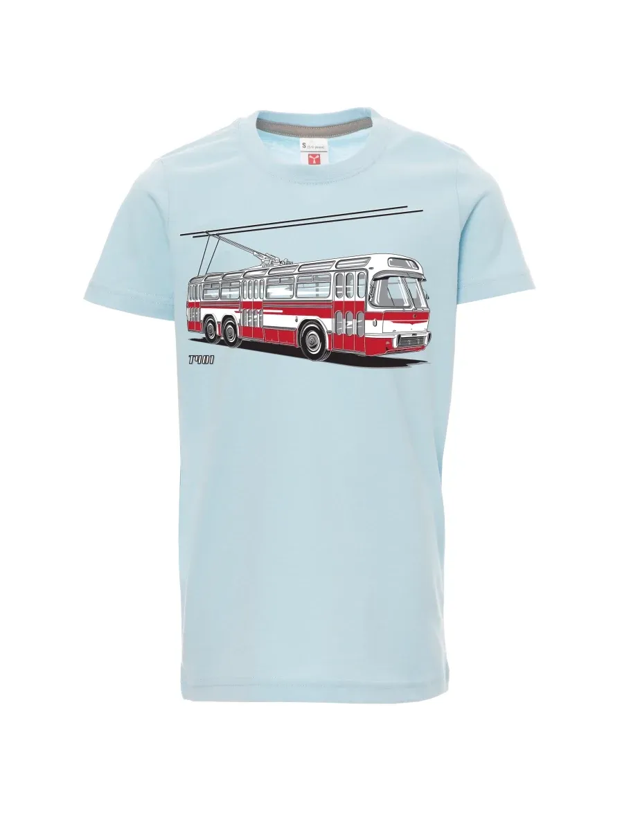 Maglia da bambino blu pallido Carrello  T401