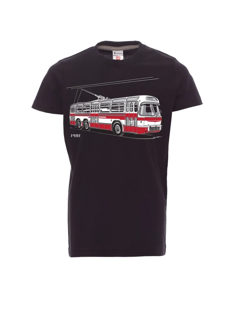 Maglia da bambino nera Carrello  T401