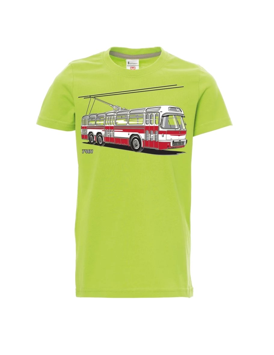 Maglia da bambino verde chiaro Carrello  T401