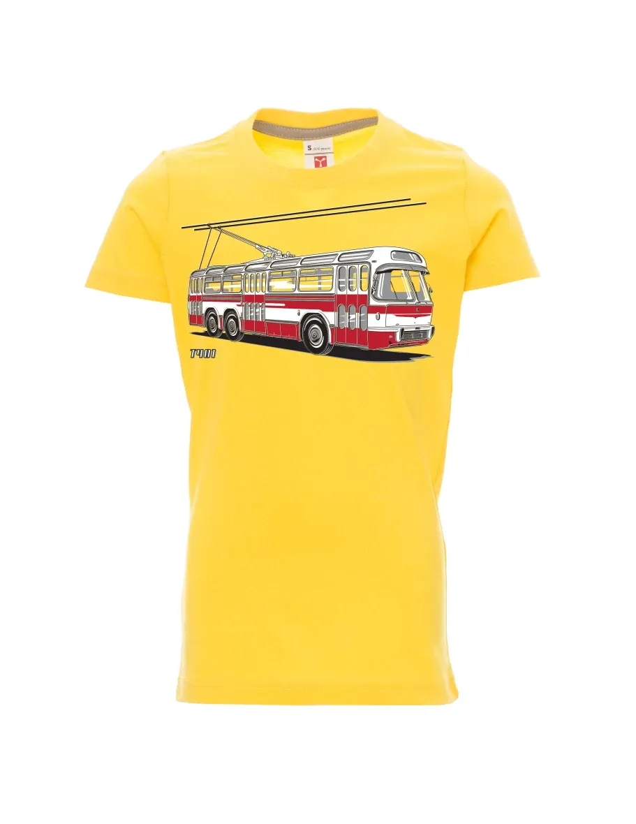 Maglia da bambino gialla Carrello  T401