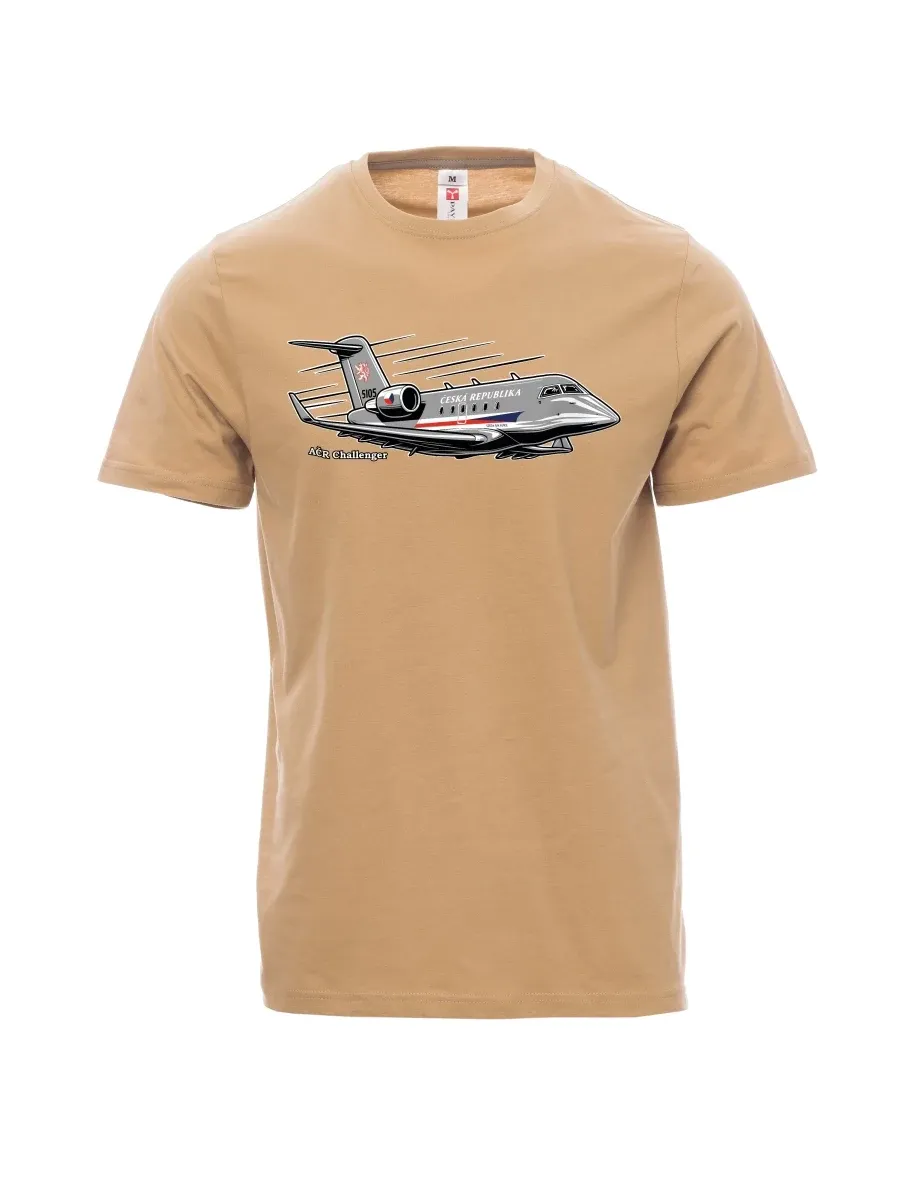 Maglia da uomo marrone Aereo AČR Challenger
