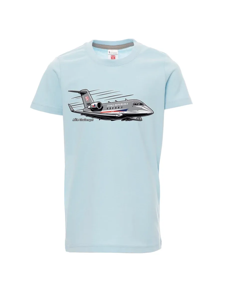 Maglia da bambino blu pallido Aereo AČR Challenger